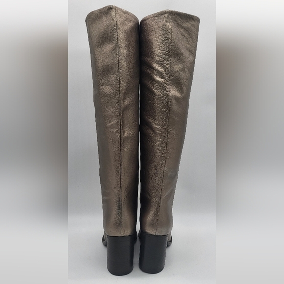 1626- Free People Grayson Bronze Metallic Boots Size 7 NWT - Picture 4 of 10